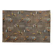 Western-Bettwäsche-Kissenbezug mit Kissenbezug (Rückseite)