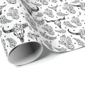 Western Birthday Party Geschenkpapier (Rolleneckpunkt)