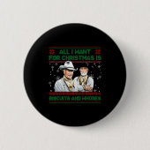 Western Biscuits And S Christmas Quote Button (Vorderseite)