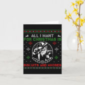 Western Biscuits And S Christmas Quote  Karte (Gelbe Blume)