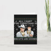 Western Biscuits And S Christmas Quote  Karte (Vorderseite)