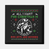 Western Biscuits And S Christmas Quote Magnet (Vorne)