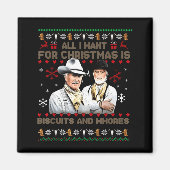Western Biscuits And S Christmas Quote Magnet (Vorne)