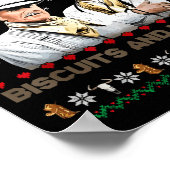 Western Biscuits And S Christmas Quote  Poster (Ecke)
