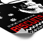 Western Biscuits And S Christmas Quote Poster (Ecke)