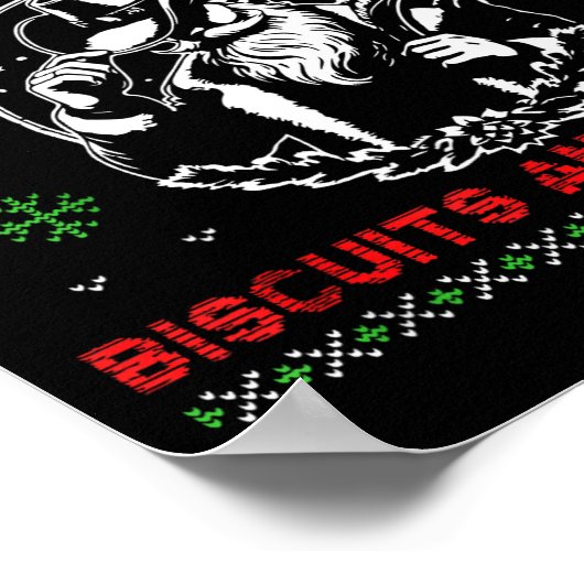 Western Biscuits And S Christmas Quote Poster (Ecke)