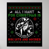 Western Biscuits And S Christmas Quote Poster (Vorne)