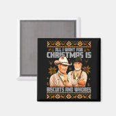 Western Biscuits And S Christmas Ugly Magnet (Vorderseite/Rückseite)