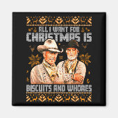 Western Biscuits And S Christmas Ugly Magnet (Vorne)