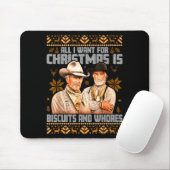 Western Biscuits And S Christmas Ugly  Mousepad (Mit Mouse)