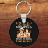 Western Biscuits And S Christmas Ugly Schlüsselanhänger (Vorderseite)