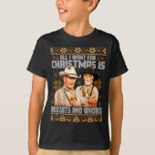 Western Biscuits And S Christmas Ugly T-Shirt (Vorderseite)