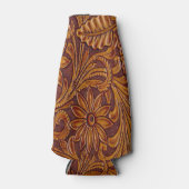 Western-Blätterdruckvorlage Flaschenkühler (Vorderseite)