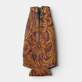 Western-Blätterdruckvorlage Flaschenkühler (Rückseite)