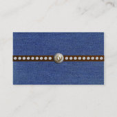 Western Bling kundengerechte Visitenkarte (Rückseite)