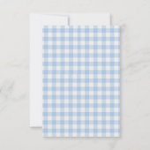 Western Blue Boys Rodeo Cowboy Dankeskarte (Rückseite)