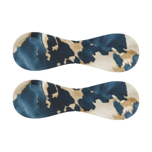 Western Blue Brown Gold Cowhide Baseball (Paneele)