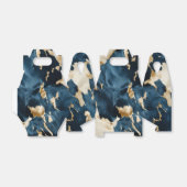 Western Blue Brown Gold Cowhide Geschenkschachtel (Ungefaltet)