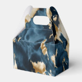 Western Blue Brown Gold Cowhide Geschenkschachtel (Vorderseite)