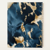 Western Blue Brown Gold Cowhide Planer (Rückseite)