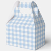 Western Blue Cowboy Rodeo Birthday Geschenkschachtel (Rückseite)