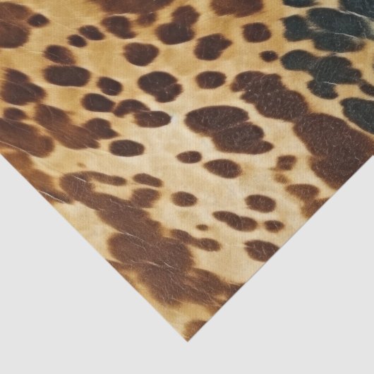 Western Blue Gold Cowhide Seidenpapier (Detail)