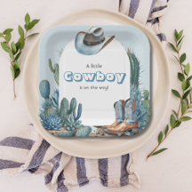 Western Blue Little Cowboy Rodeo Kinderdusche