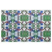 Western Bluebird in Pine Fabric Stoff (Fat Quarter (45,7 x 55,9 cm))