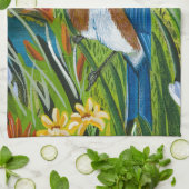 Western Bluebird Küchentuch (Gefaltet)