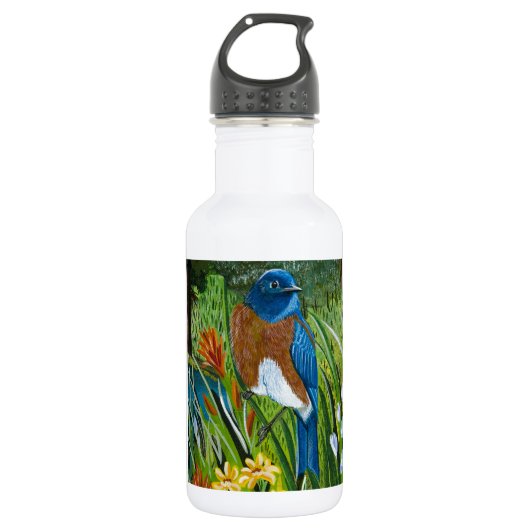 Western Bluebird Trinkflasche (Vorderseite)
