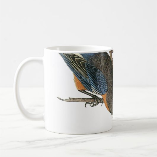 Western Bluebird von Audubon Kaffeetasse (Links)