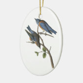 Western Bluebird von Audubon Keramikornament (Links)