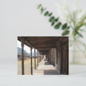 Western Boardwalk Postkarte (Stehend Vorderseite)