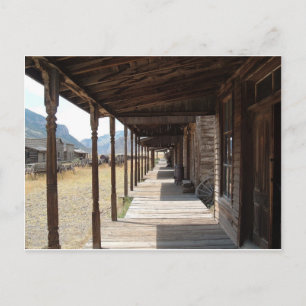 Western Boardwalk Postkarte