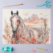 Western BoHo Aquarellfarbendekoupage Seidenpapier (Basteln)