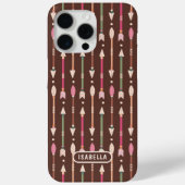 Western Boho Arrows Wüste Cowgirl Personalisiert Case-Mate iPhone Hülle (Rückseite)