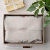 Western Boho Bull Skull Blumendekoupage Seidenpapier (Geschenk)