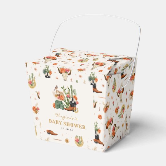 Western Boho Geschenkschachtel (Vorderseite)