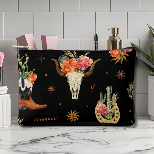 Western Boho Kosmetiktüte Zubehörtasche