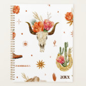 Western Boho Monthly Planer (Vorderseite)
