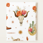 Western Boho Monthly Planer (Rückseite)