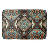 Western Boho Pattern Badematte (Vorderseite)