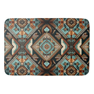 Western Boho Pattern Badematte