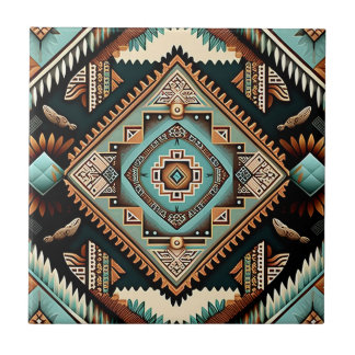 Western Boho Pattern Fliese