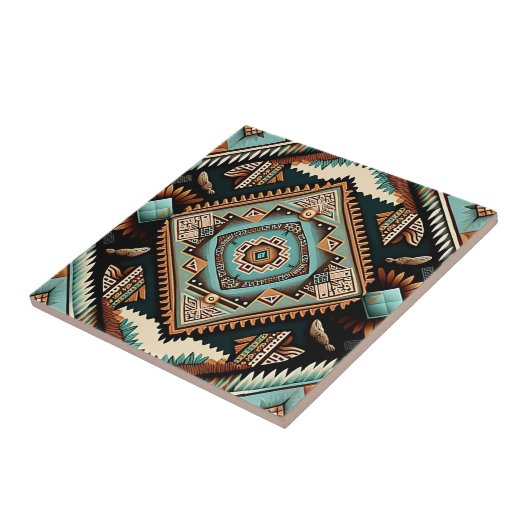Western Boho Pattern Fliese (Seite)