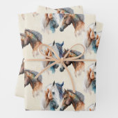 Western Boho Pattern Geschenkpapier Set (Beispiel)