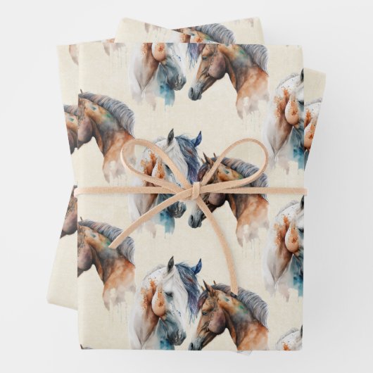 Western Boho Pattern Geschenkpapier Set (Beispiel)
