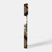 Western Boho Pattern iPhone Hülle (Rechte Seite)