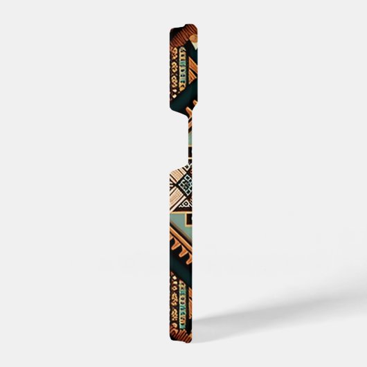 Western Boho Pattern iPhone Hülle (Rechte Seite)