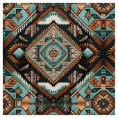 Western Boho Pattern Stoff (Nahaufnahme)